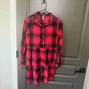 Girl’s Flannel Dress